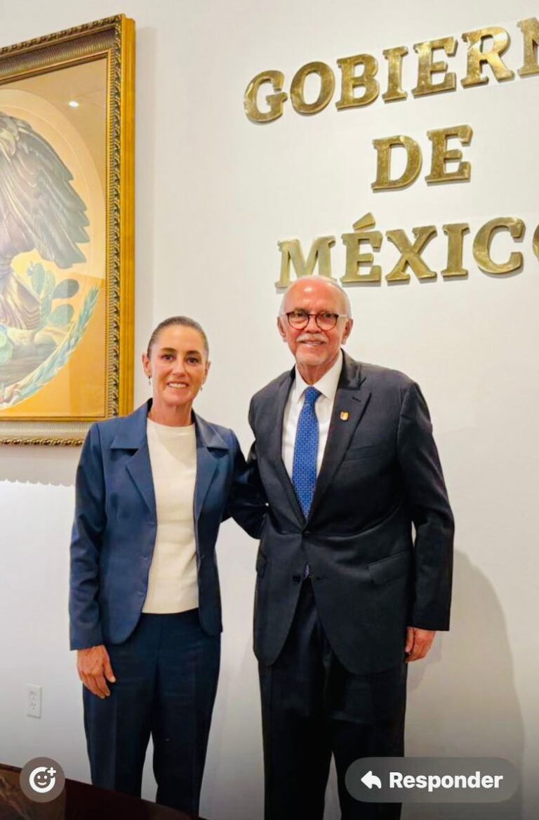 Sostiene reunión gobernador Miguel Ángel Navarro Quintero con la presidenta Claudia Sheinbaum