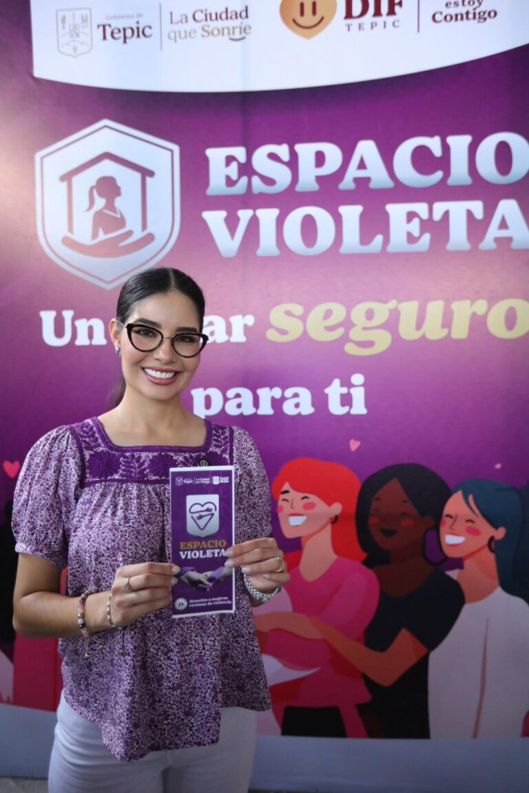 Geraldine Ponce refuerza acciones contra la violencia de género en Tepic