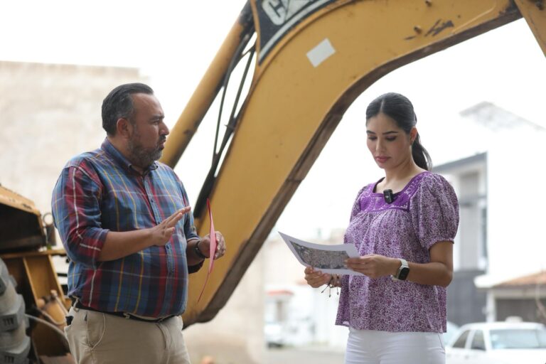 Geraldine Ponce supervisa gran obra de agua potable en Tepic
