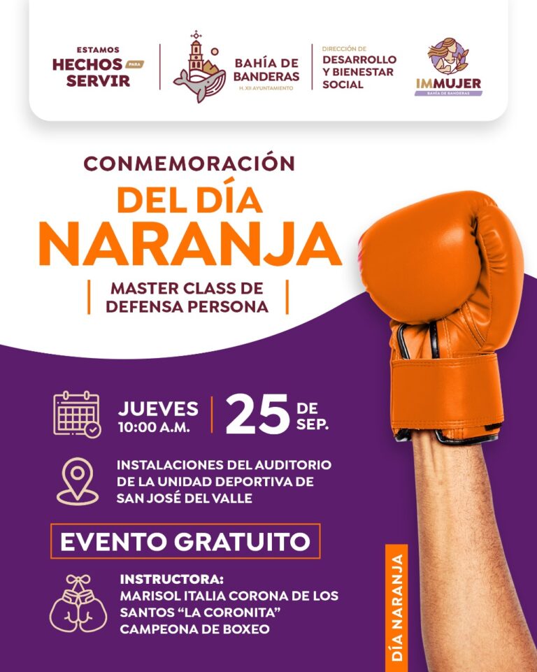 Gran Master Class de Defensa Personal en el Día Naranja